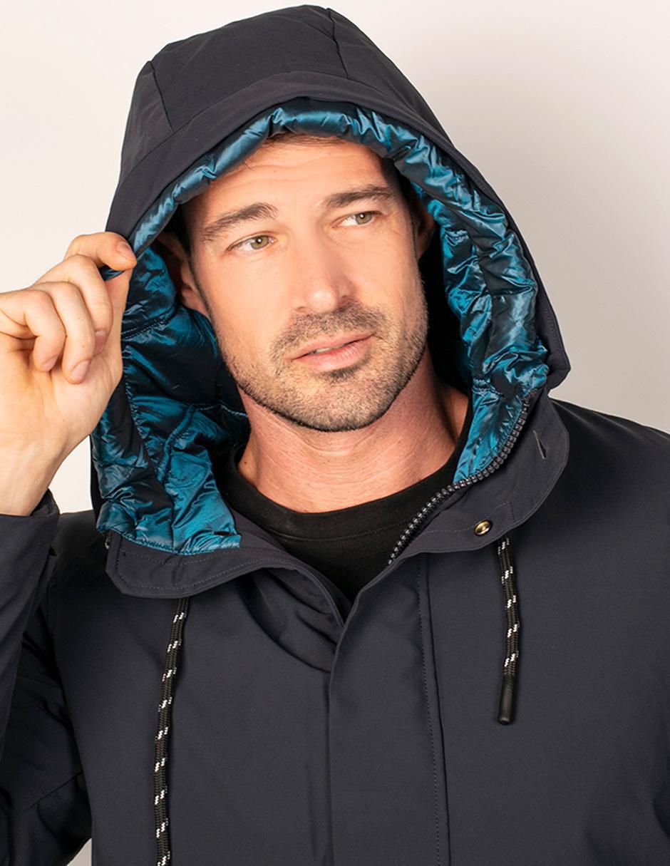 Chamarra acolchada Greenlander impermeable capitonada para hombre