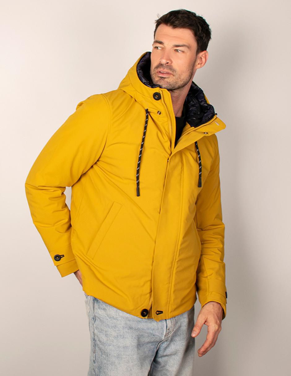 Chamarra acolchada impermeable capitonada para hombre 3