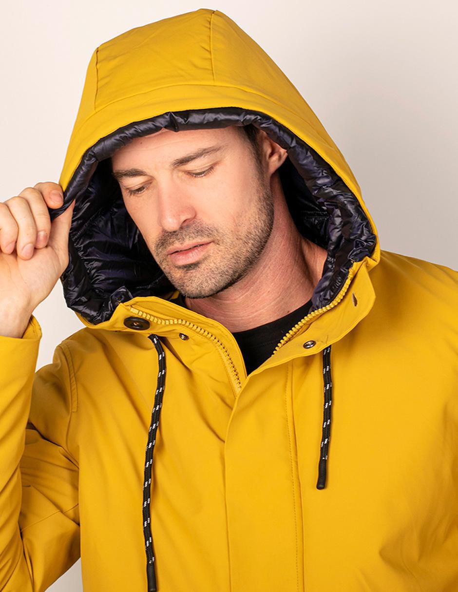 Chamarra acolchada impermeable capitonada para hombre 5