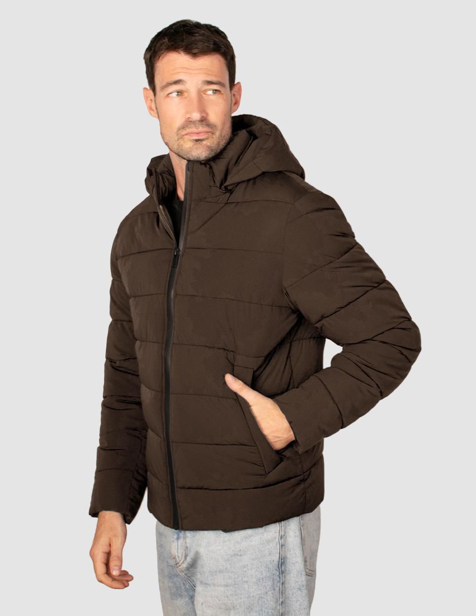 Chamarra acolchada capitonada para hombre 2