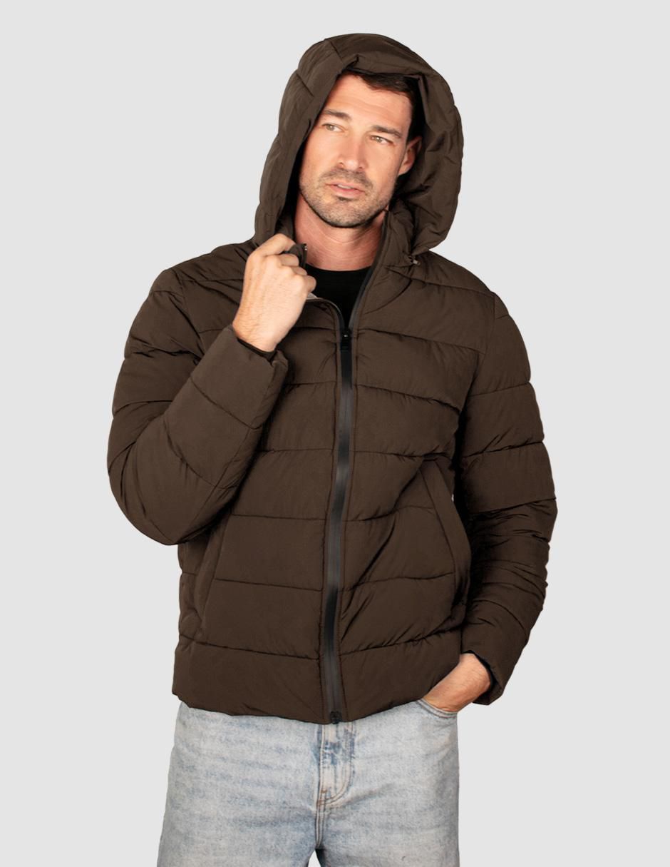 Chamarra acolchada capitonada para hombre 4