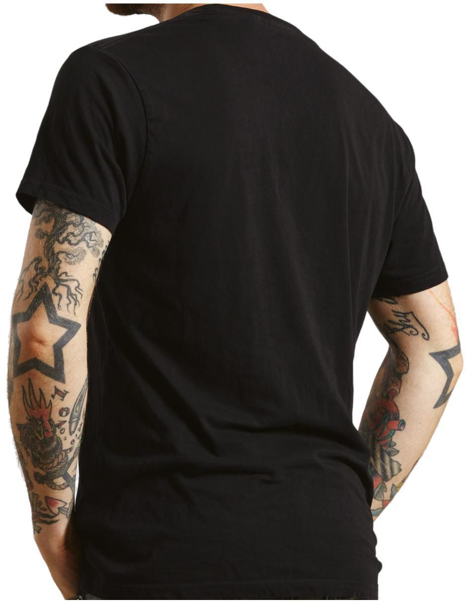 Playera viva méxico azteca maya bandera cuello redondo para hombre 3