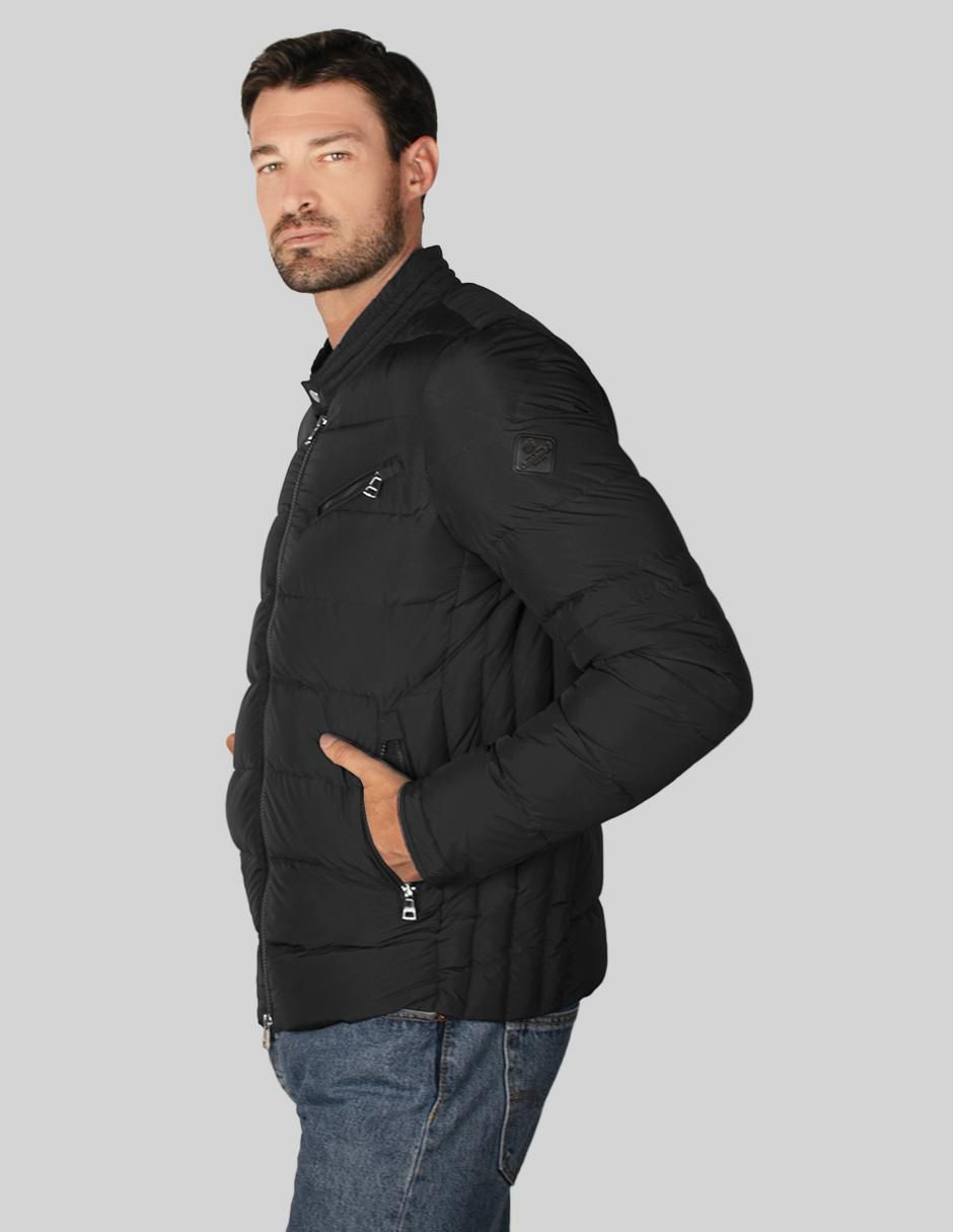 Chamarra acolchada capitonada para hombre 3
