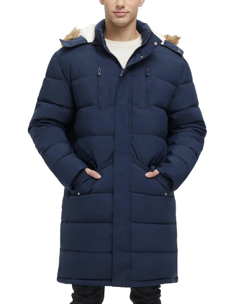 Chamarra parka impermeable con capucha para hombre Chamarra parka impermeable con capucha para hombre
