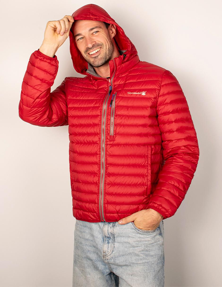 Chamarra acolchada Greenlander capucha desmontable para hombre