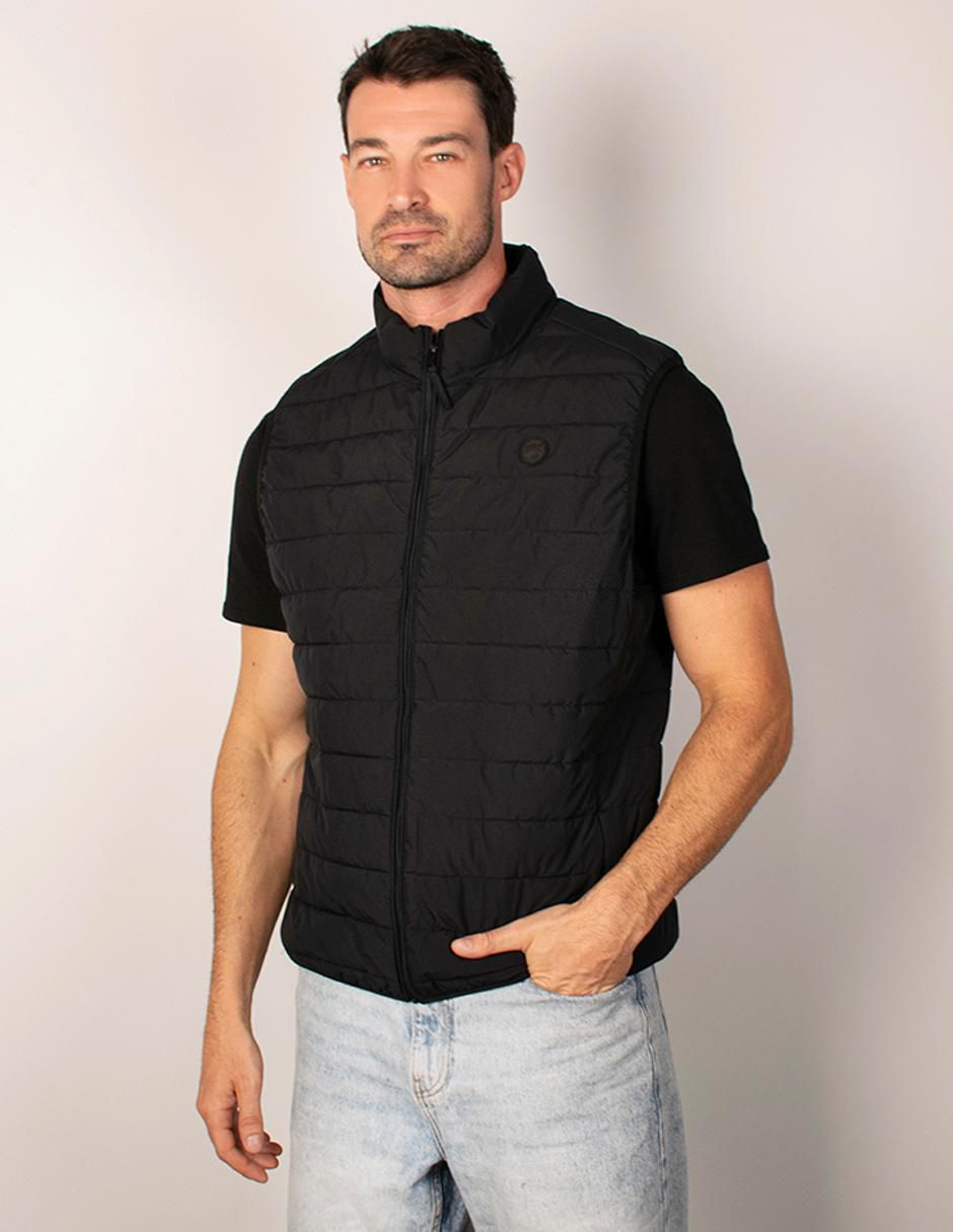 Chaleco Greenlander capitonado para hombre Espera Noches Moradas