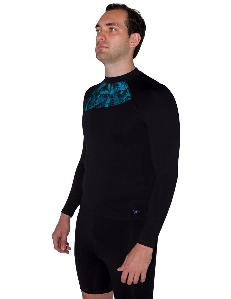 Wetshirt estampado floral para hombre 2