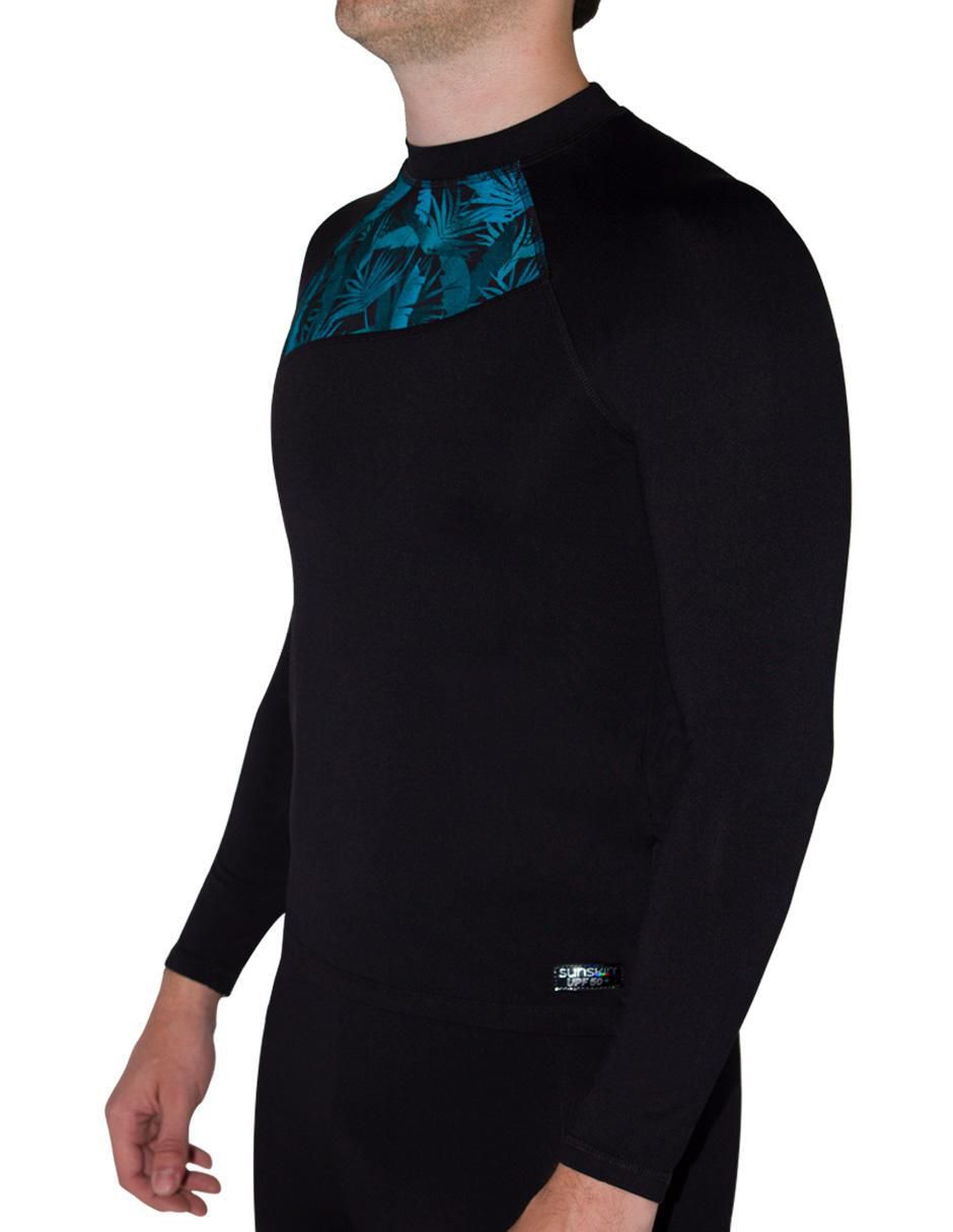 Wetshirt estampado floral para hombre 3