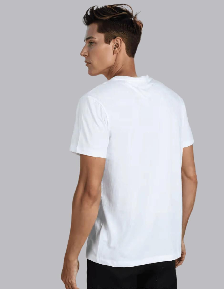 Playera alta gama flor de loto buda budista cuello redondo para hombre 5