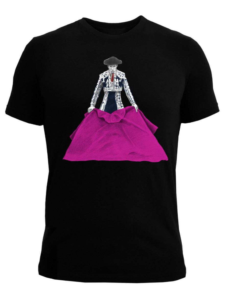 "set playera/playera" marëvnyk tauromaquia citando al toro fiesta brava "cuello" redondo "para hombre"