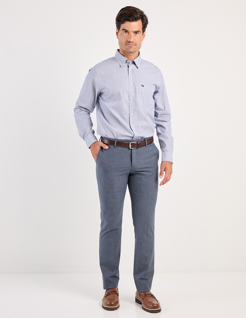 CAMISA FERRIONI M27502 ALGODÓ, XG, AZUL