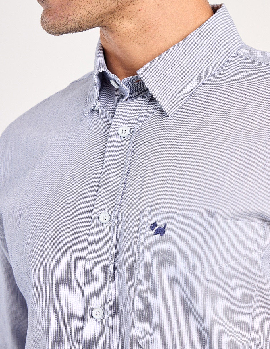 CAMISA FERRIONI M27502 ALGODÓ, XG, AZUL