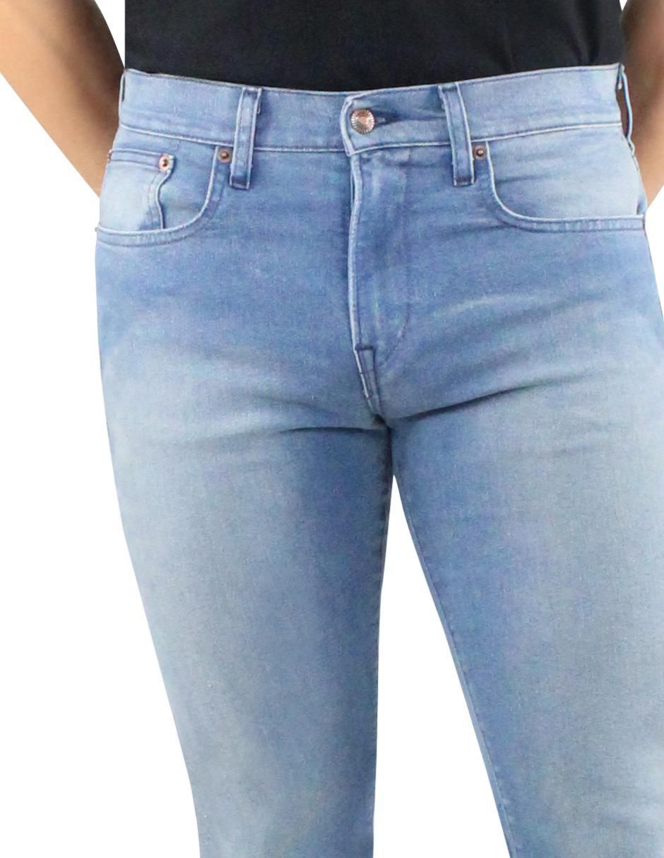 Jeans straight 3397 lavado claro para hombre 5