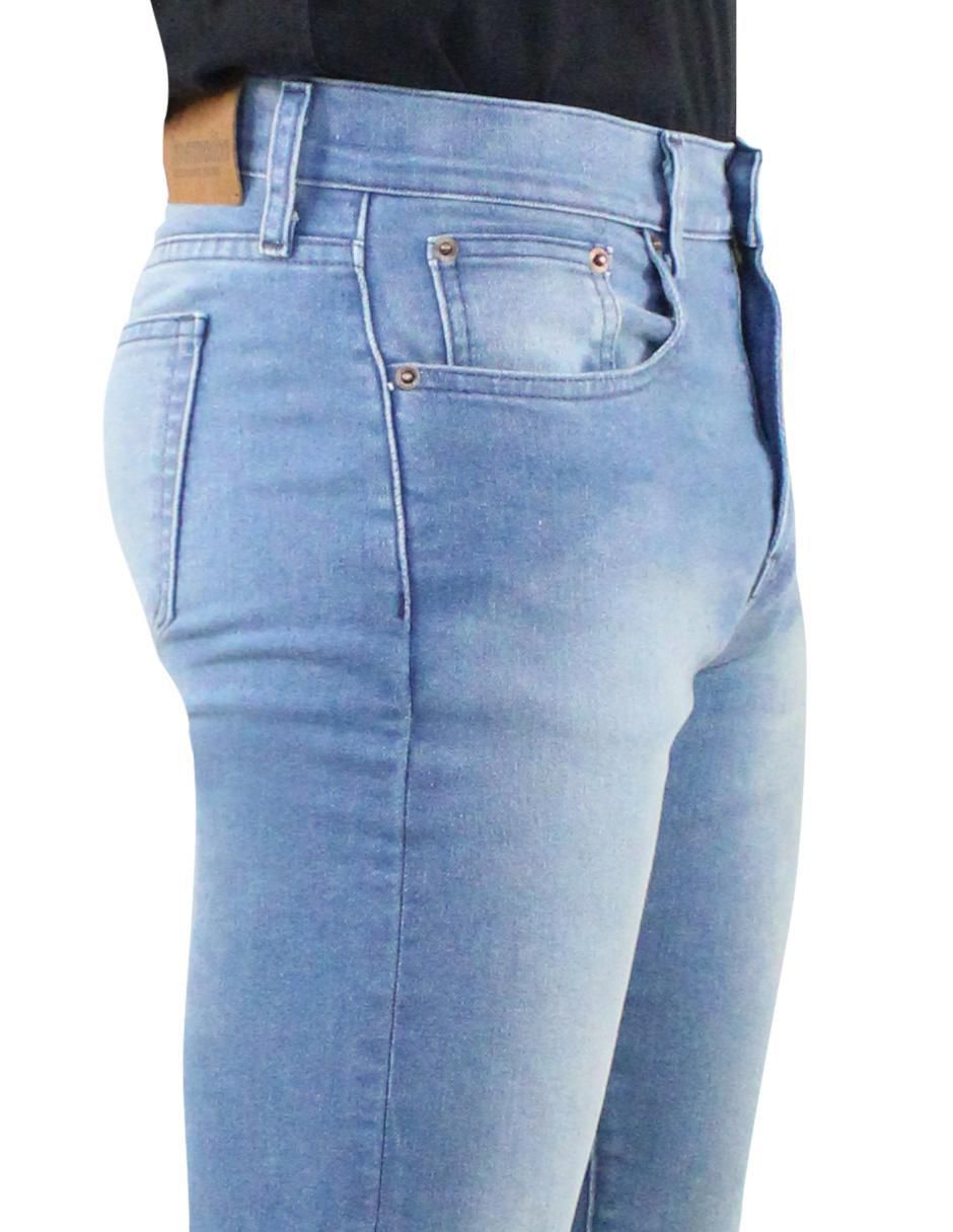 Jeans straight 3397 lavado claro para hombre 6