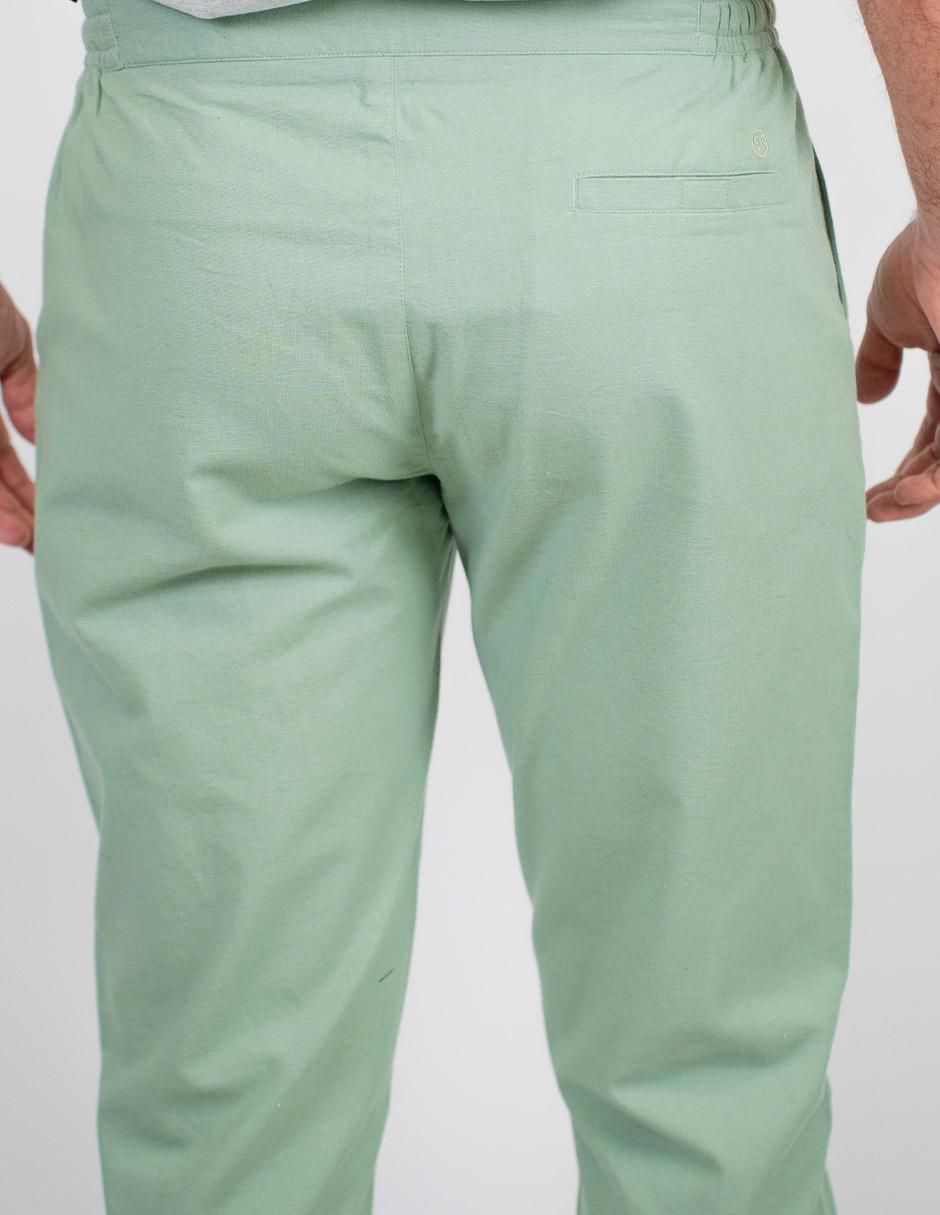 Pantalón slim de algodón para hombre 4