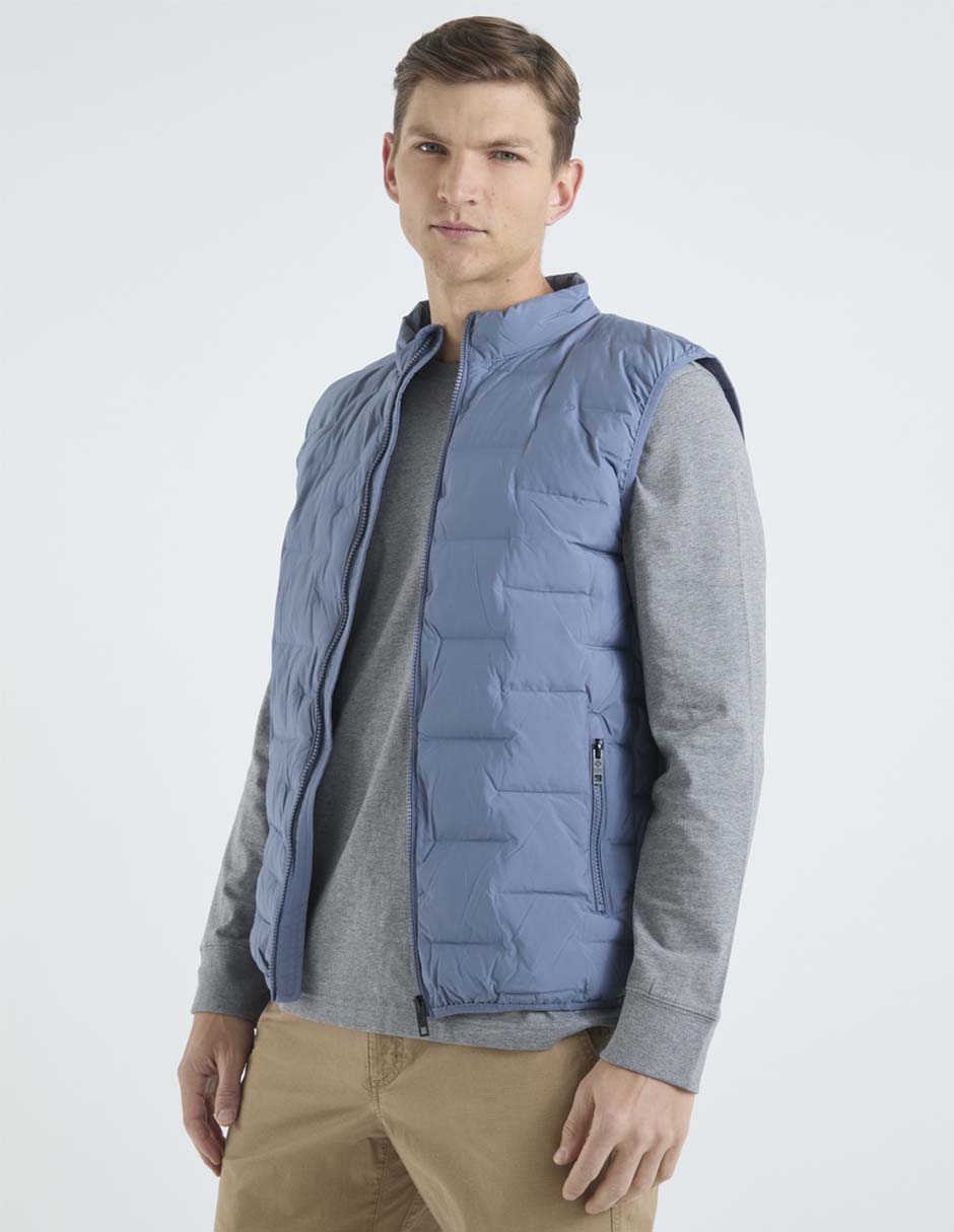 Chaleco impermeable capitonado para hombre 1