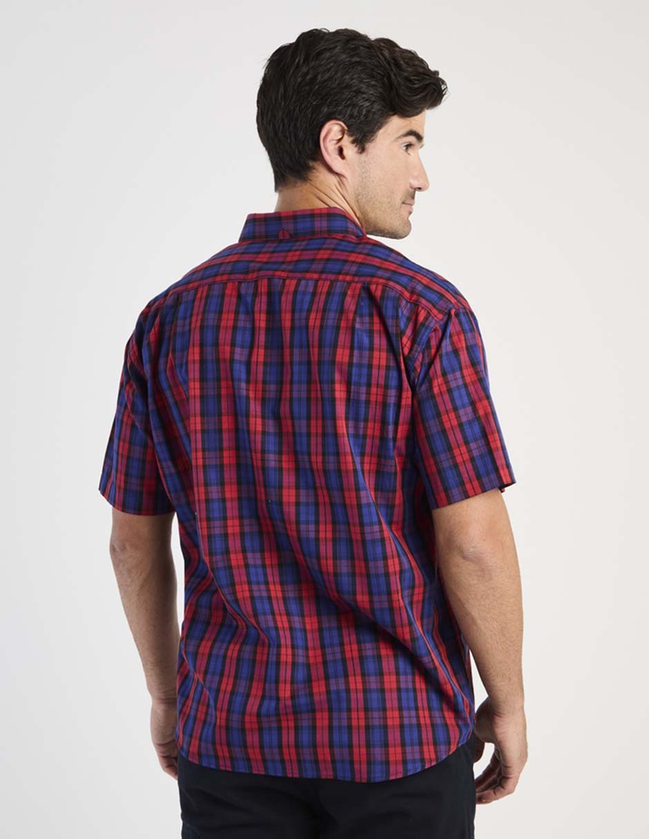 Camisa casual de algodón manga corta para hombre 2