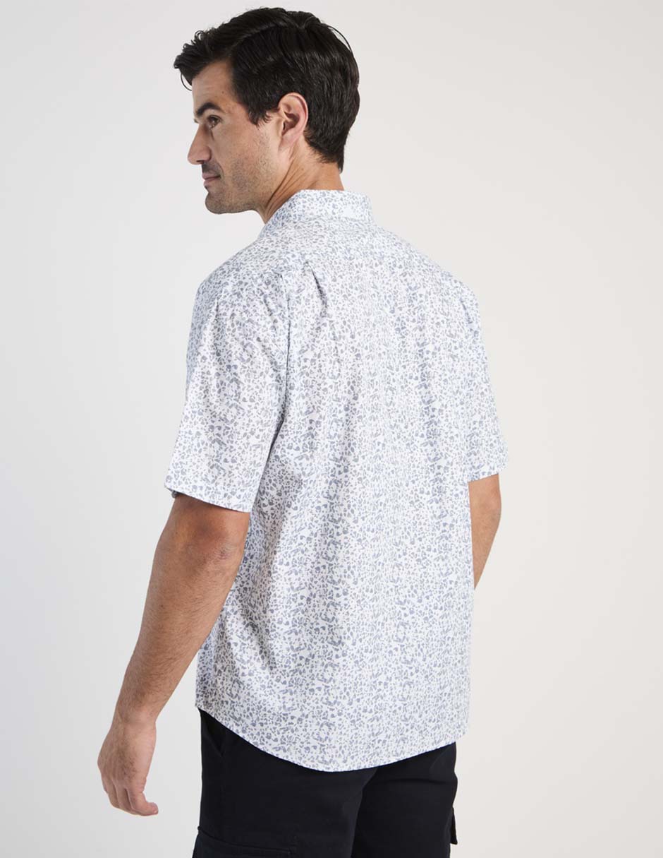 Camisa casual de algodón manga corta para hombre 2