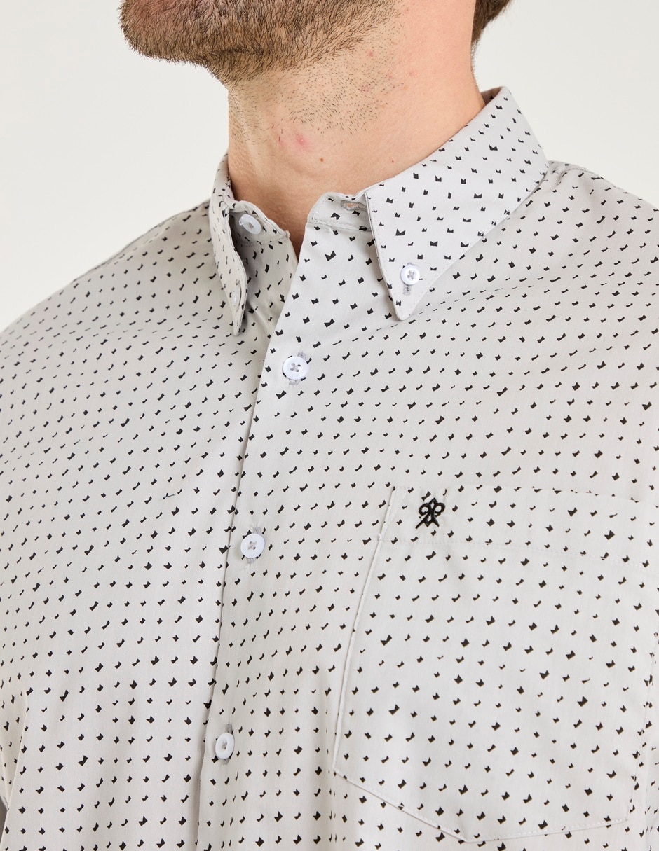 Camisa casual de algodón manga larga para hombre 4