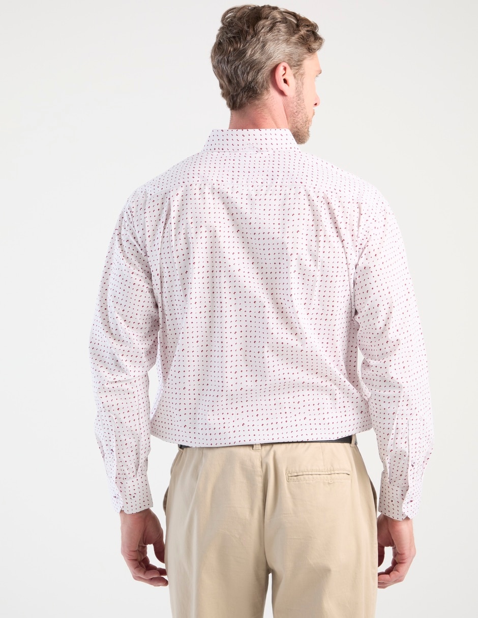 Camisa casual de algodón manga larga para hombre 2