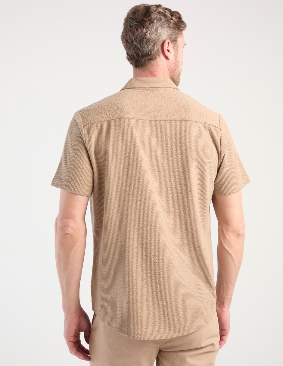 Camisa casual manga corta para hombre 5
