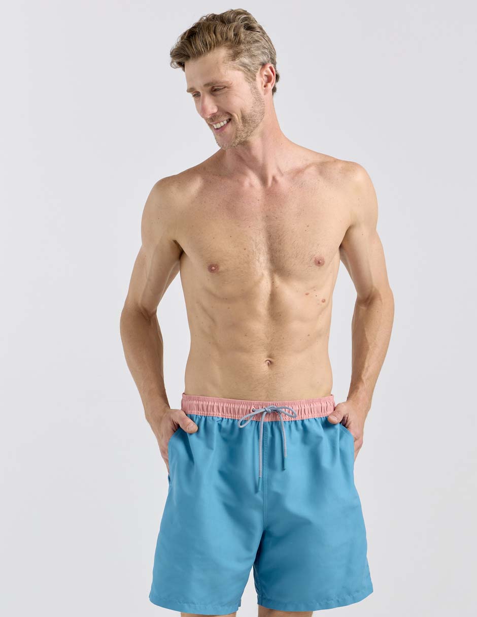 Traje de baño con bolsillos para hombre