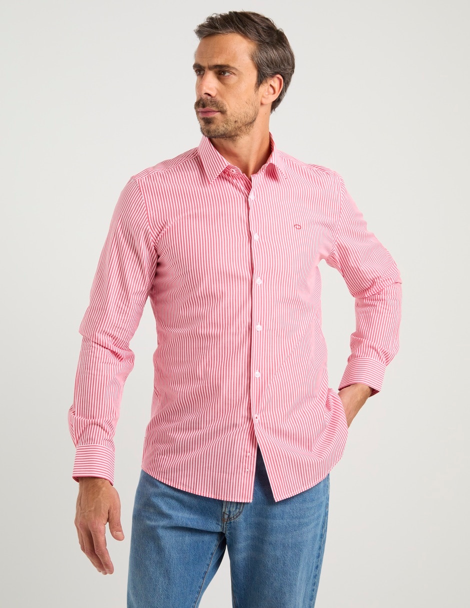 Camisa casual de algodón manga larga para hombre 2
