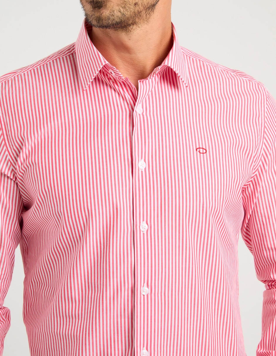 Camisa casual de algodón manga larga para hombre 5