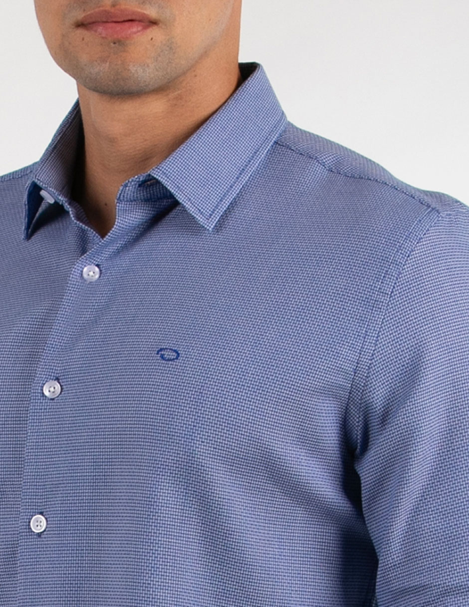 Camisa casual de algodón manga larga para hombre 4