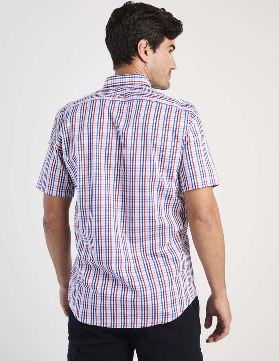 Camisa casual de algodón manga corta para hombre 2