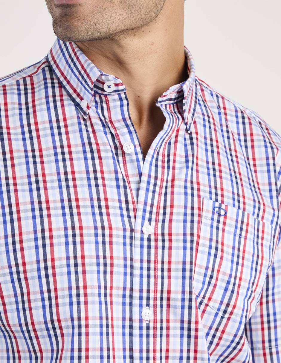 Camisa casual de algodón manga corta para hombre 4