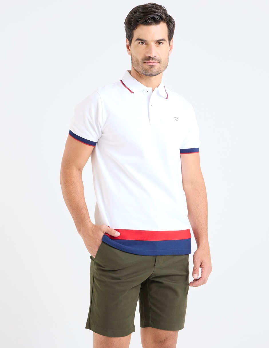 Playera tipo polo para hombre