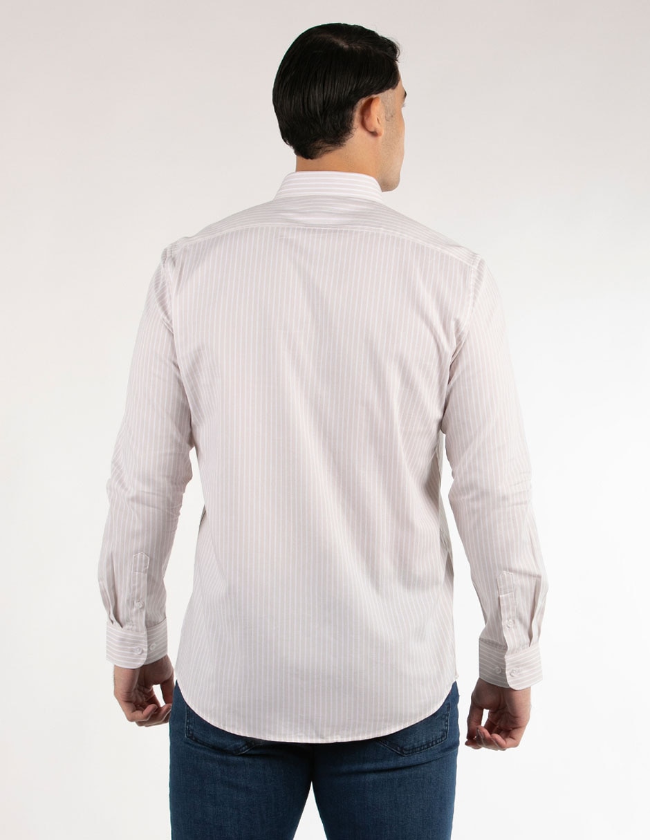 Camisa casual de algodón manga larga para hombre 2