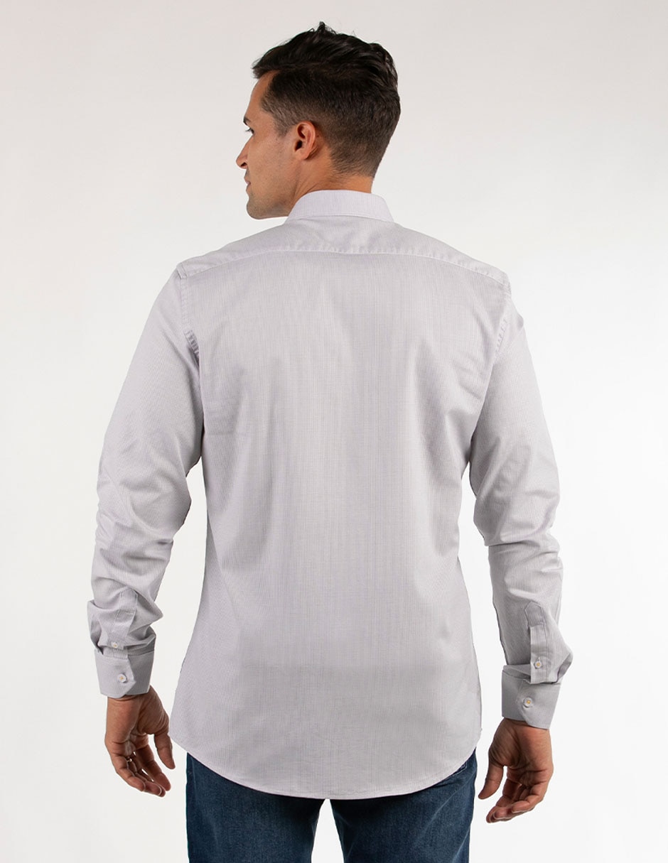 Camisa casual de algodón manga larga para hombre 2
