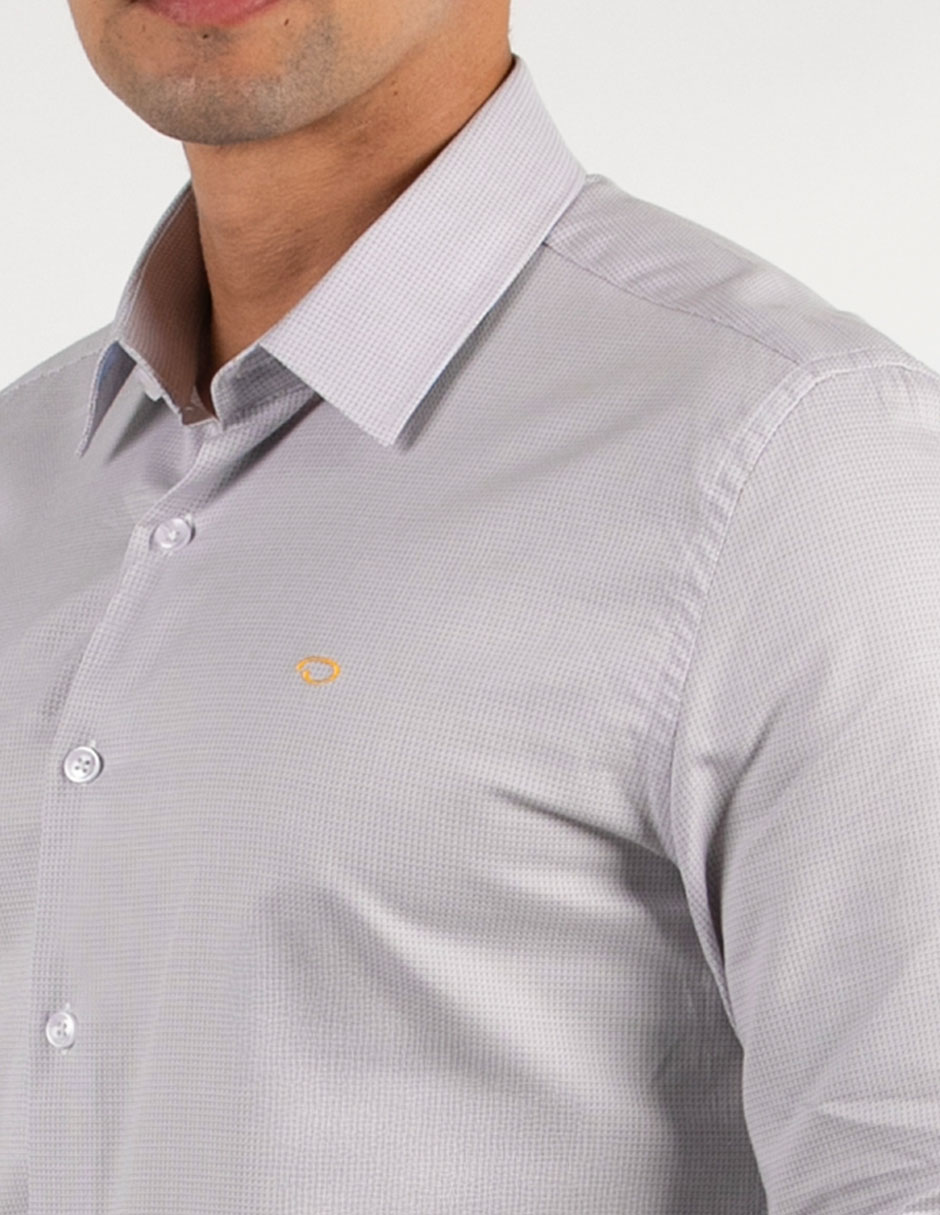 Camisa casual de algodón manga larga para hombre 4