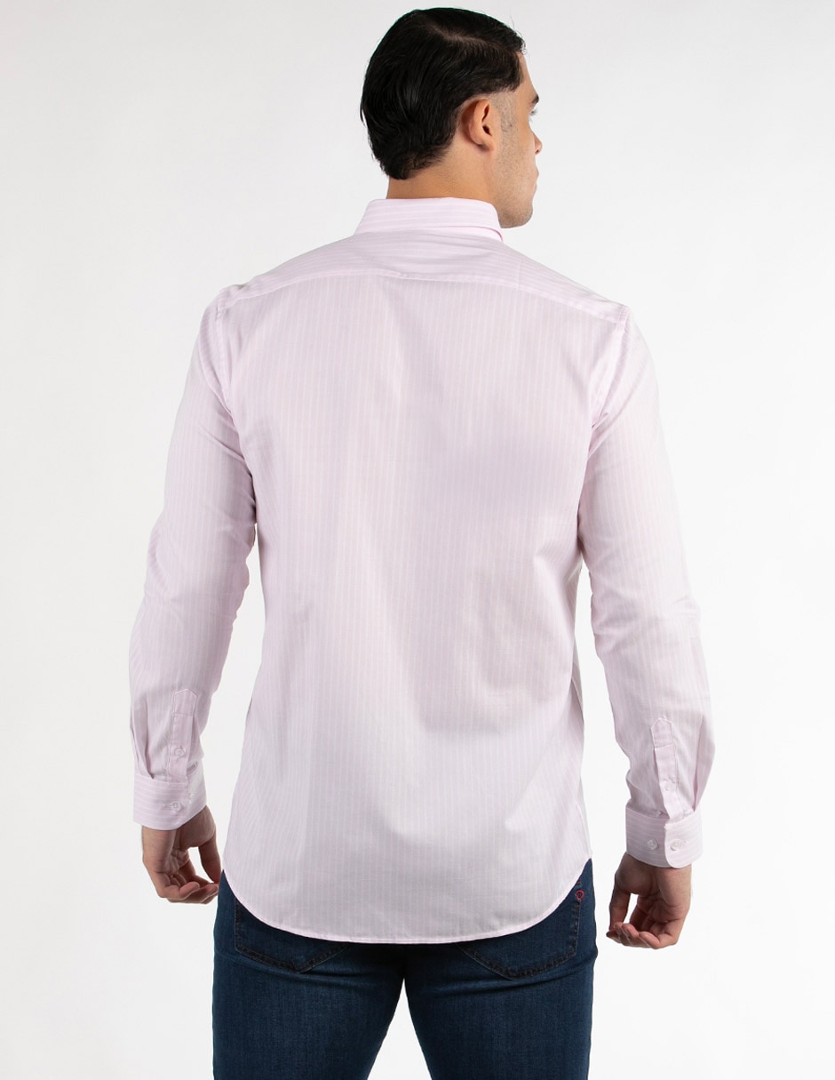 Camisa casual de algodón manga larga para hombre 2
