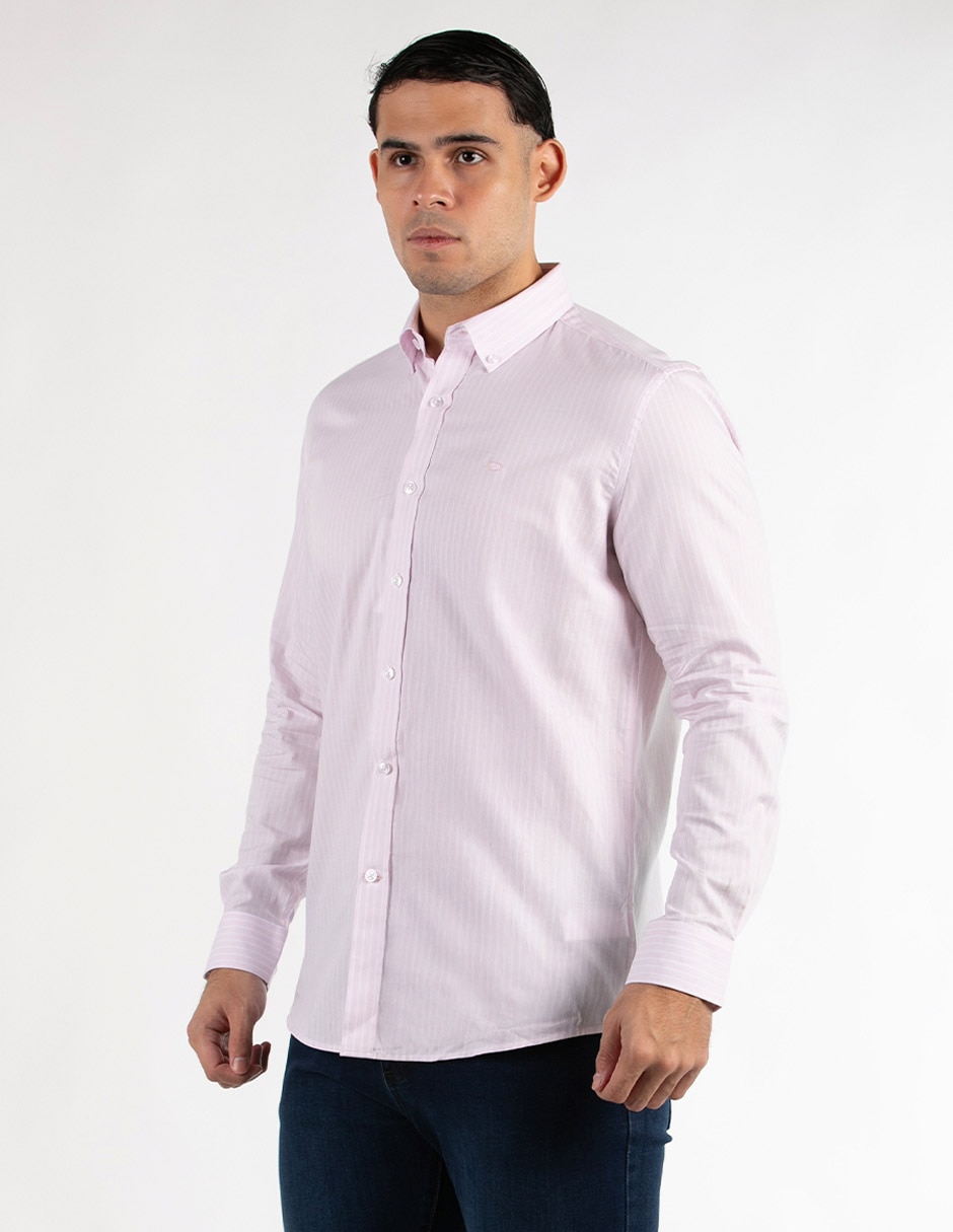 Camisa casual de algodón manga larga para hombre 3