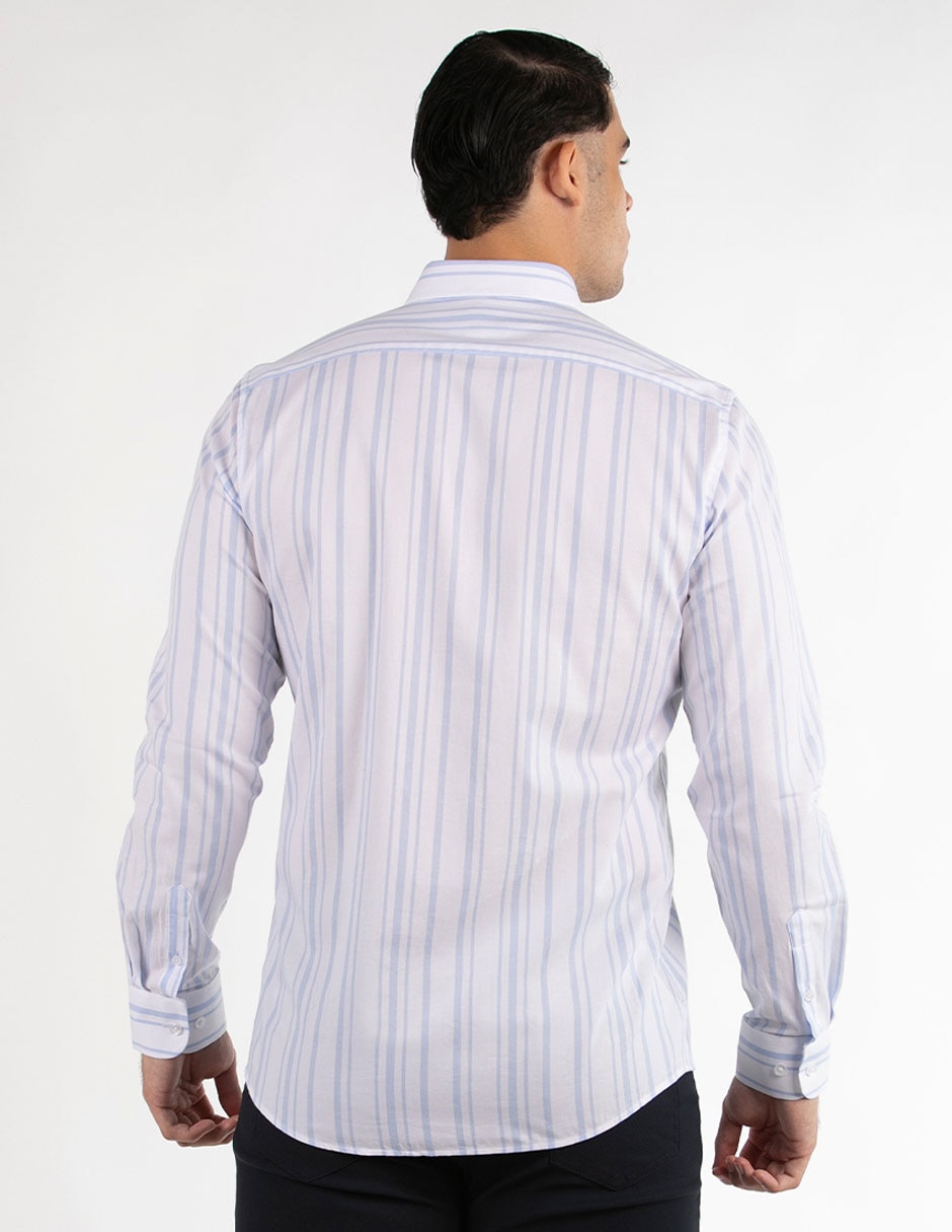 Camisa casual de algodón manga larga para hombre 2