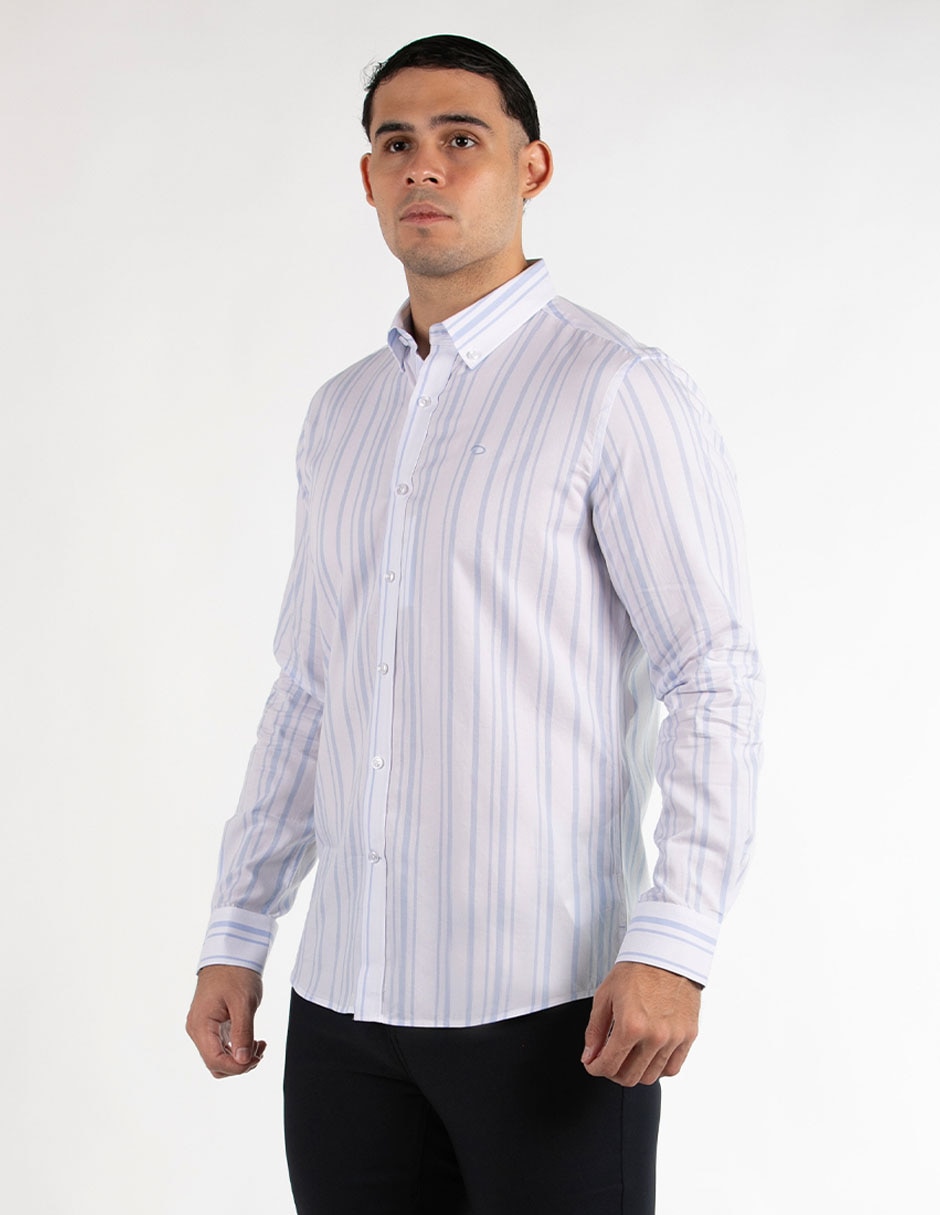 Camisa casual de algodón manga larga para hombre 3