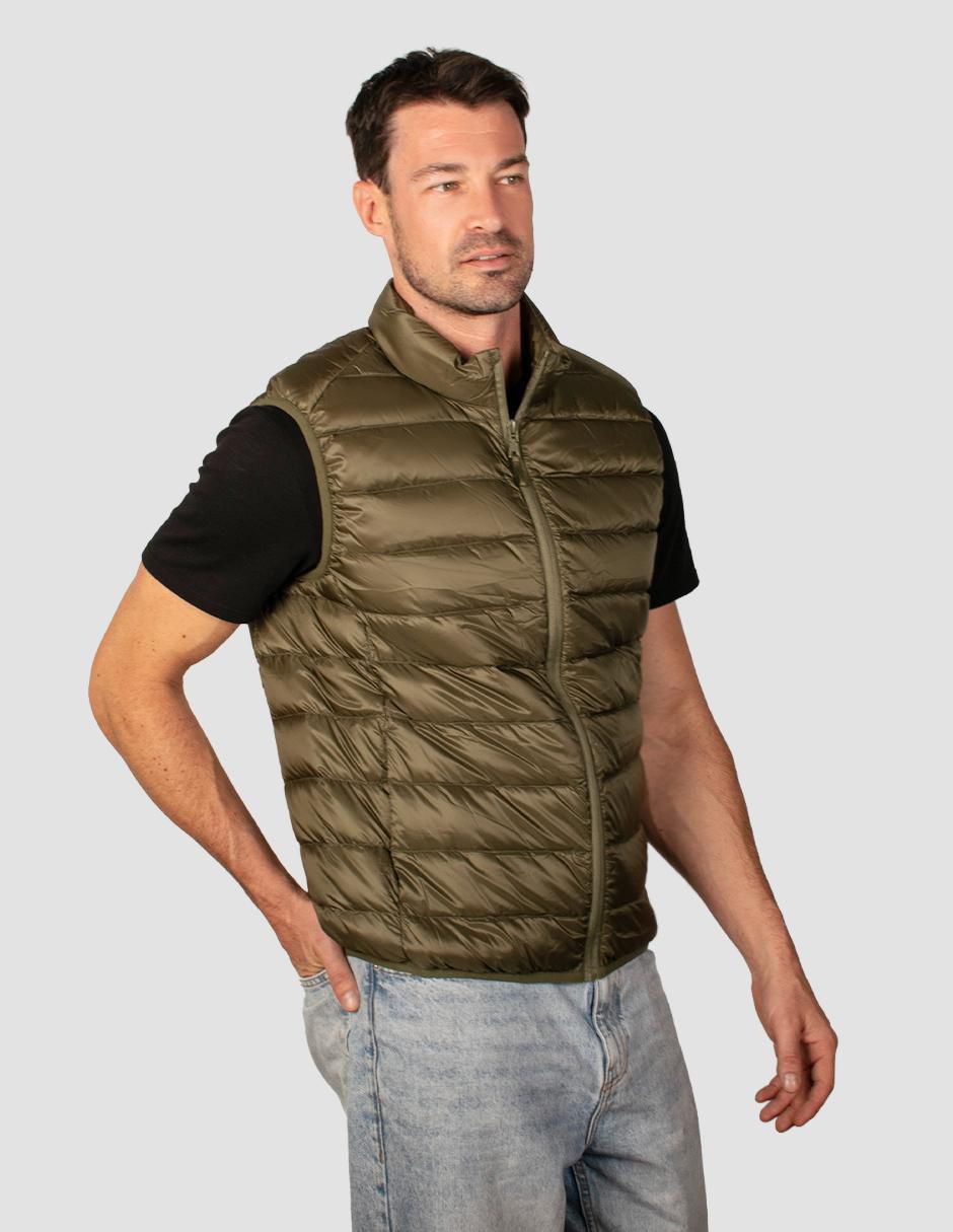 "chaleco" greenlander no poliéster capitonado "para hombre"