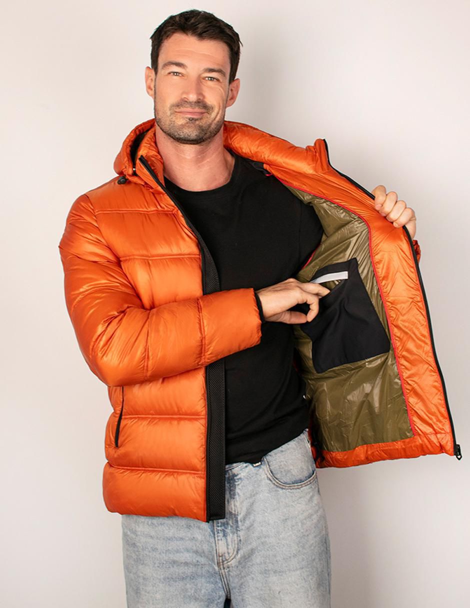 Chamarra acolchada greenlander capitonado para hombre