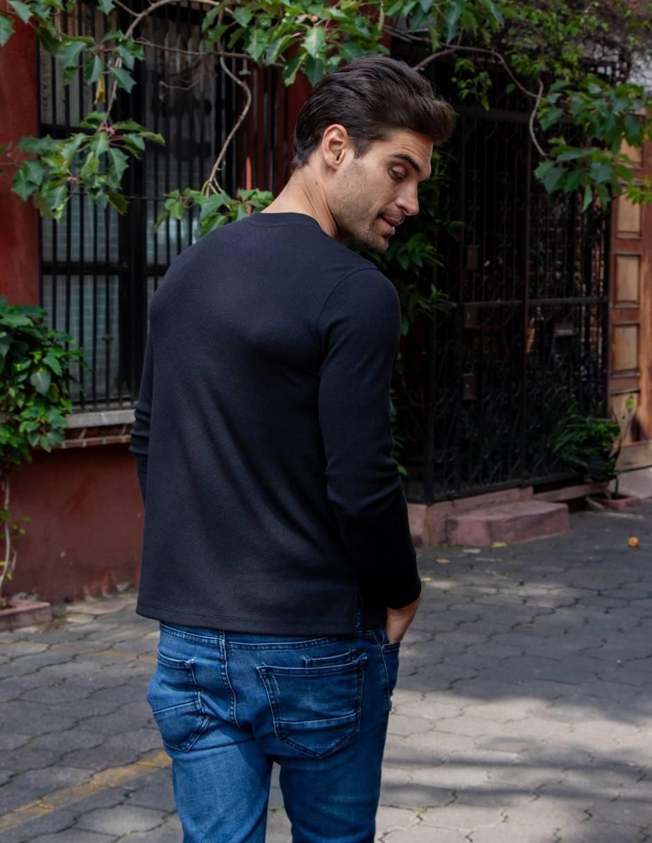 Playera cuello redondo para hombre 6