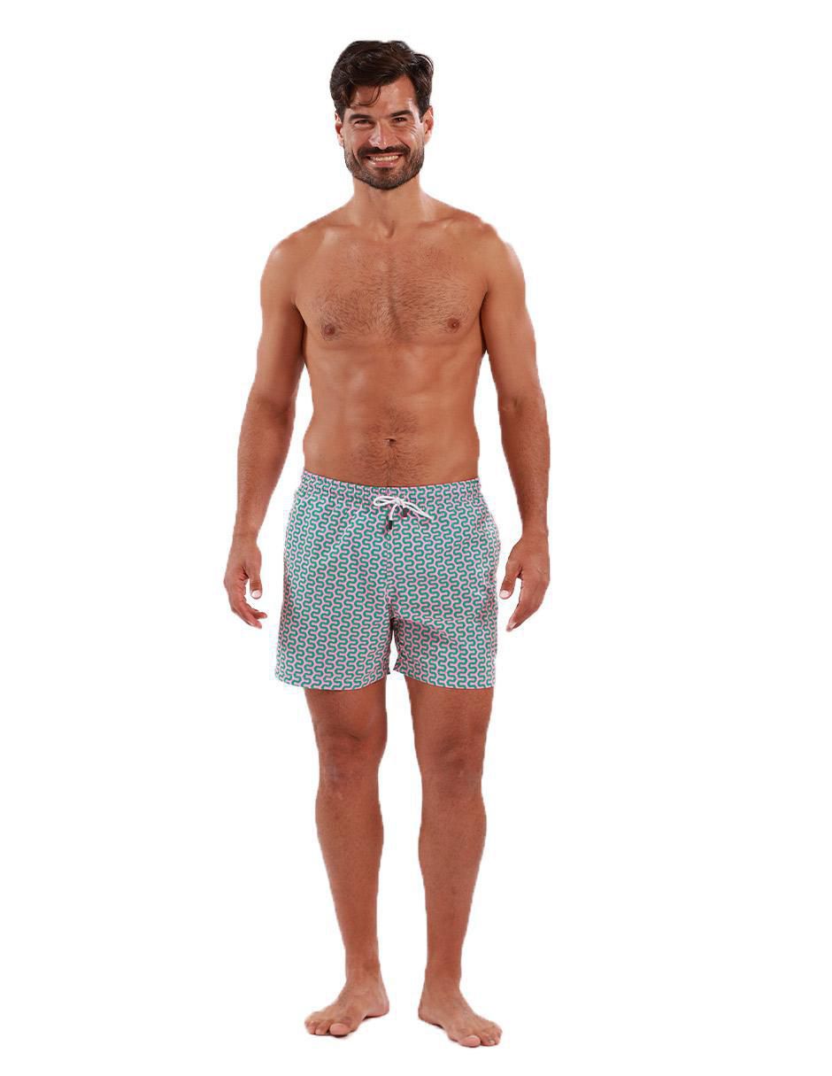 Traje de baño con bolsillos para hombre