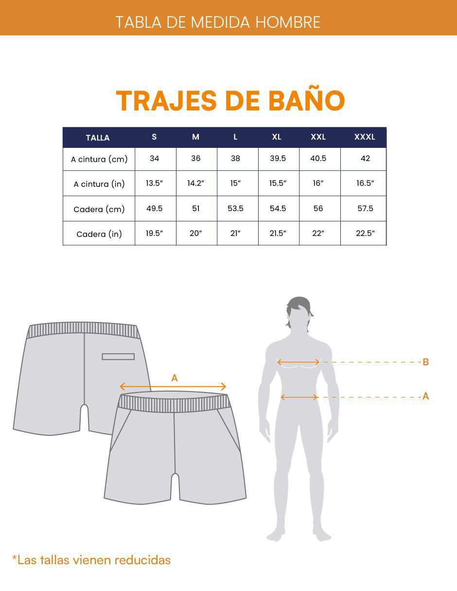 Traje de baño con bolsillos para hombre 5