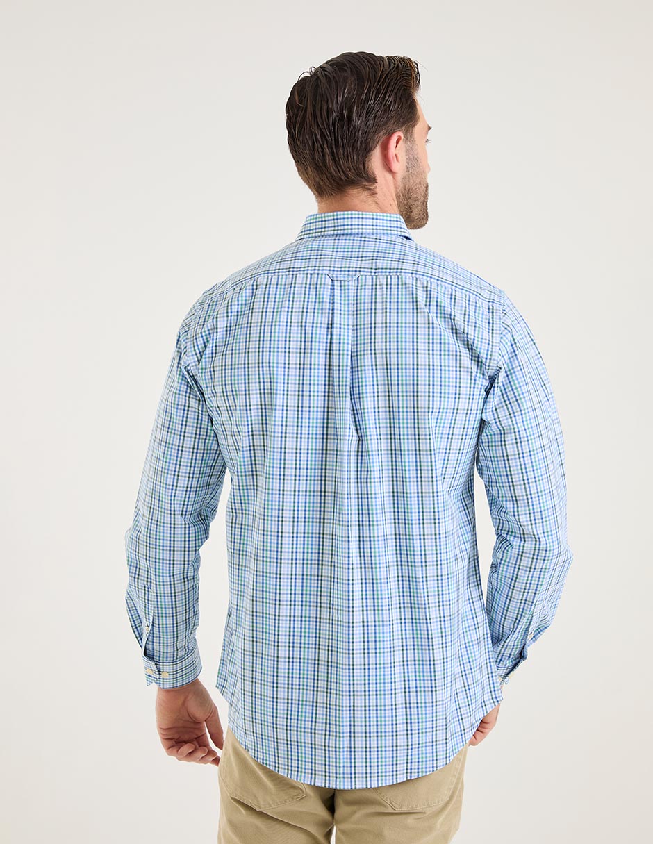 Camisa casual de algodón manga larga para hombre 2