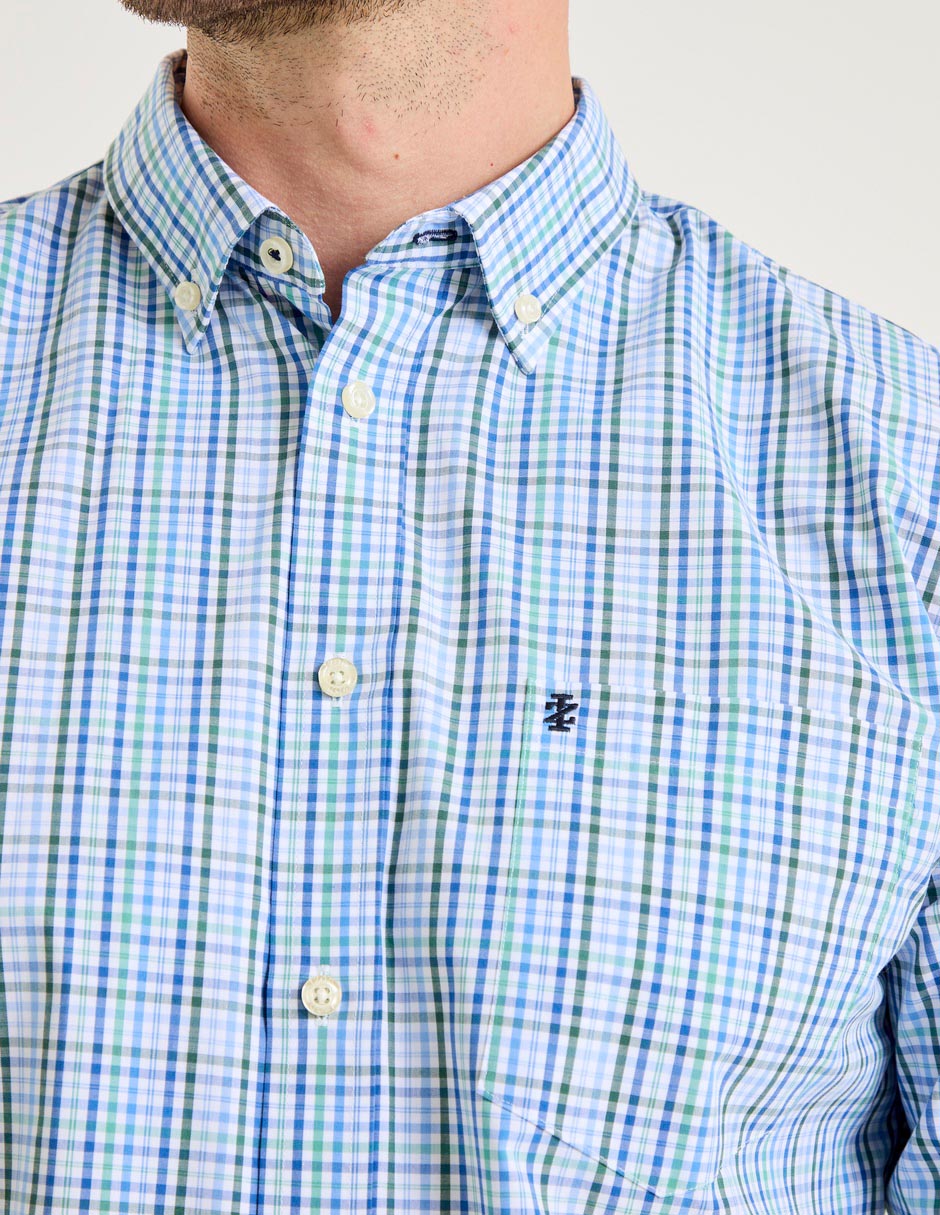Camisa casual de algodón manga larga para hombre 4