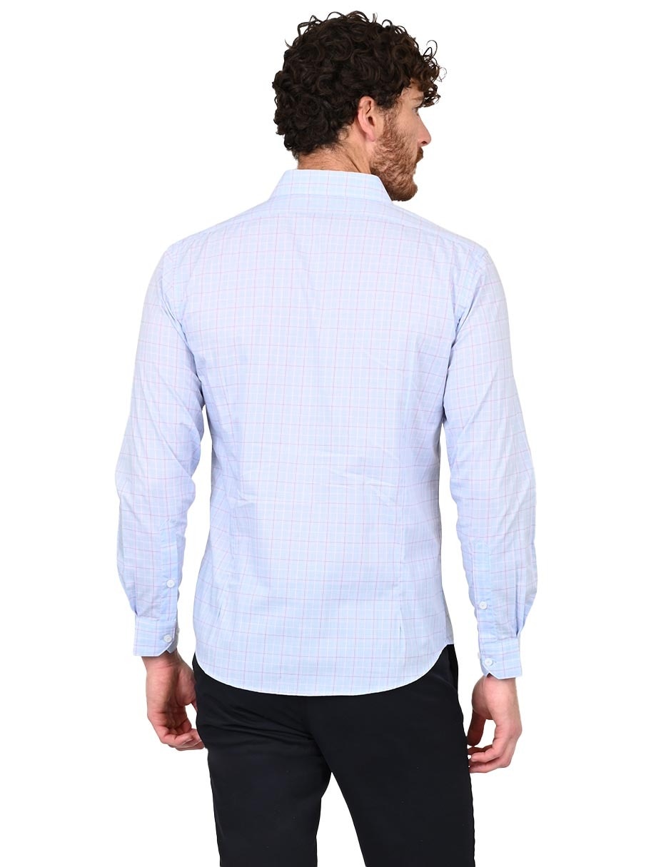 Camisa casual de algodón manga larga para hombre 3