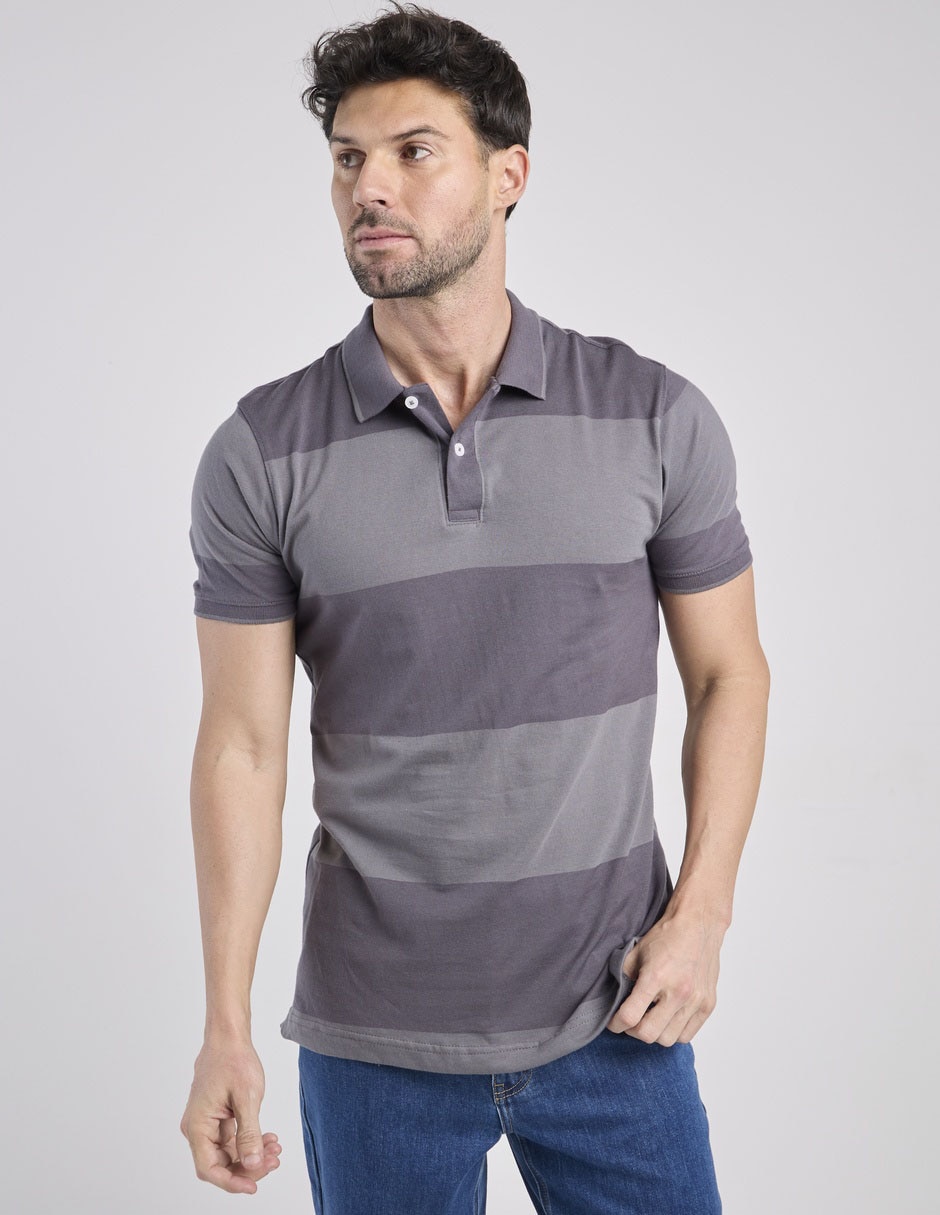 Playera tipo polo Jbe para hombre