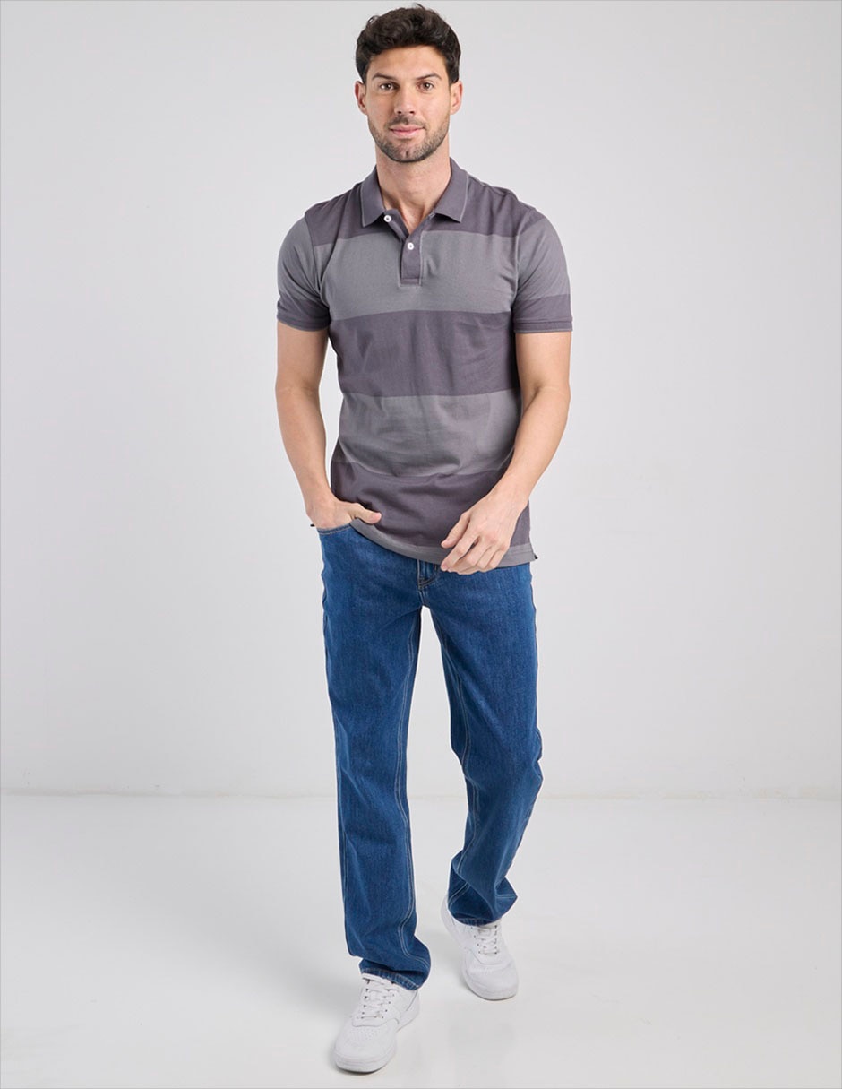 Playera tipo polo Jbe para hombre