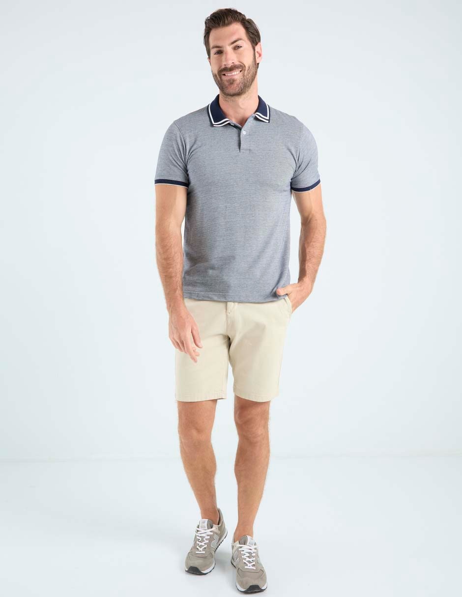 Playera tipo polo Jbe para hombre